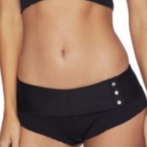 Beach Bunny swimwear black bikini bottoms